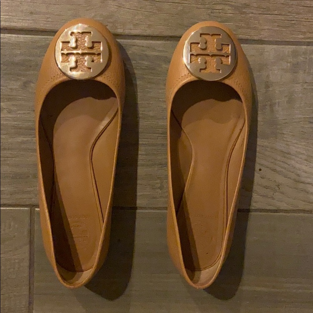 Tory Burch Reva Flat- Without Elastic- Sz 8.5